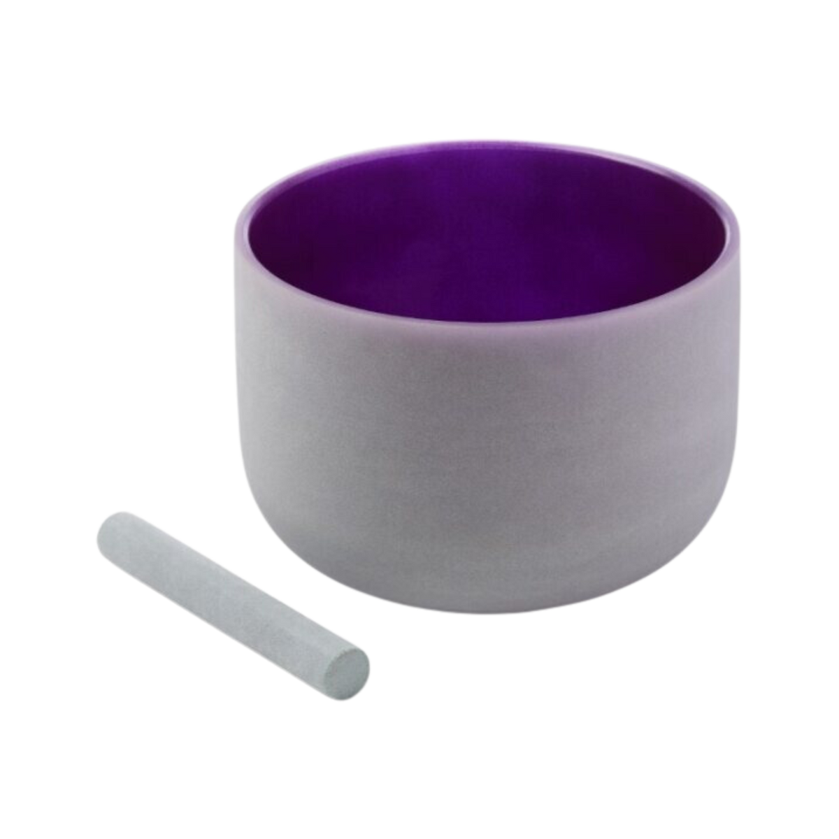 Frosted Chakra Singing Bowl Purple Crown – Canyon Ranch Online Store