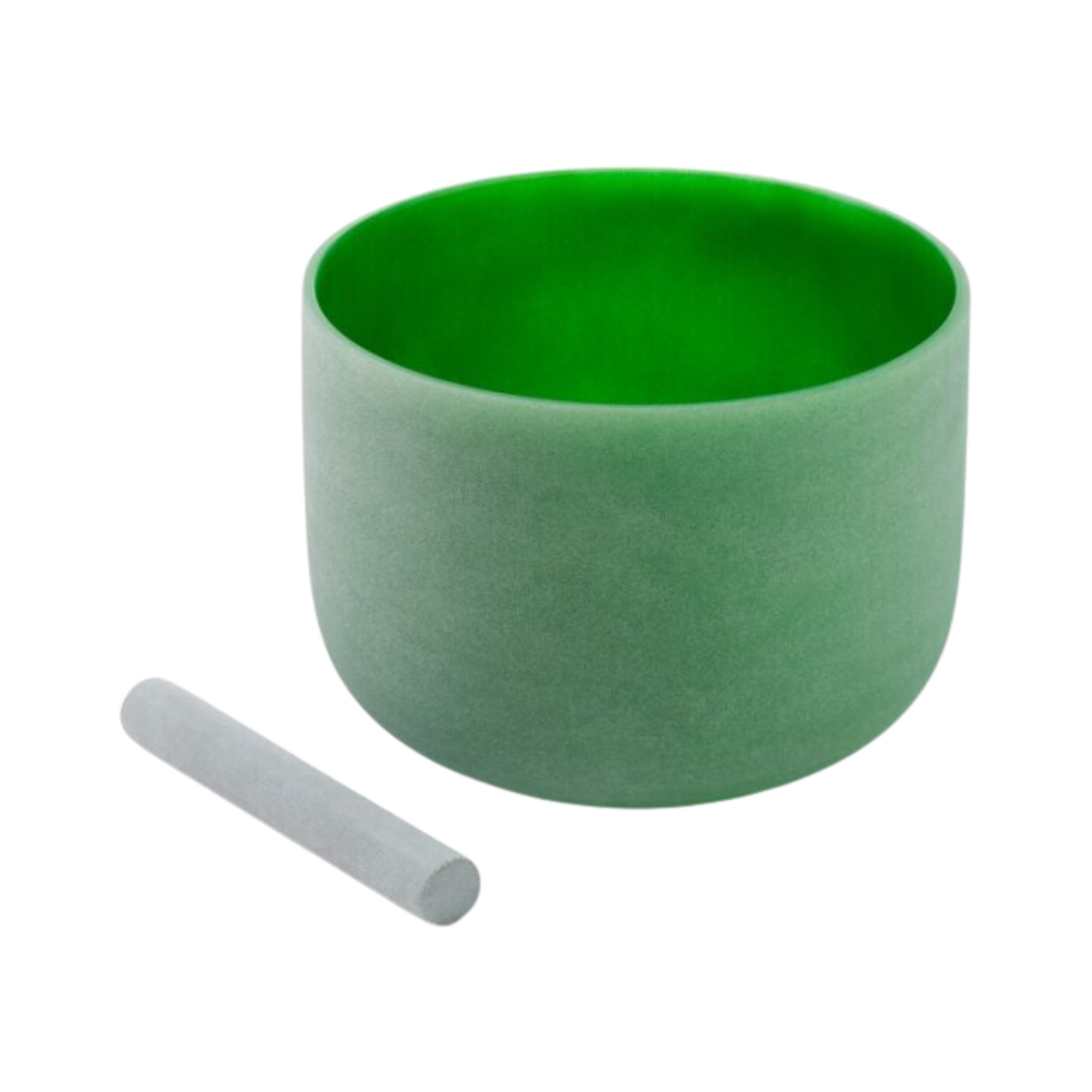 Frosted Chakra Singing Bowl Green Heart
