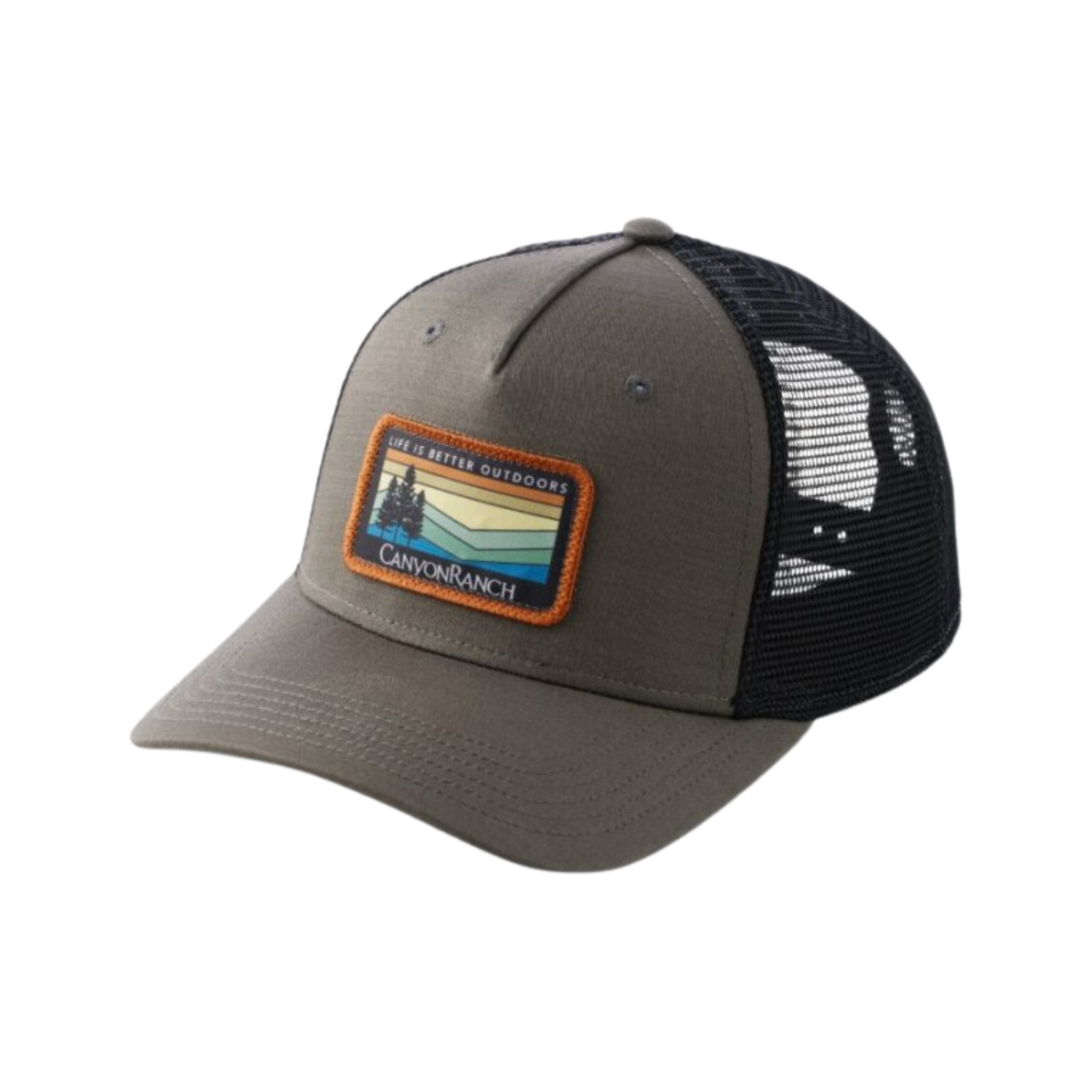 Life is Better Outdoors Hat Charcoal