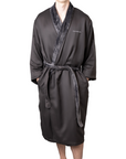 Canyon Ranch Microfiber Bath Robe - Charcoal