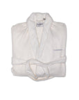 Canyon Ranch Microfiber Bath Robe - Champagne with Silver Logo