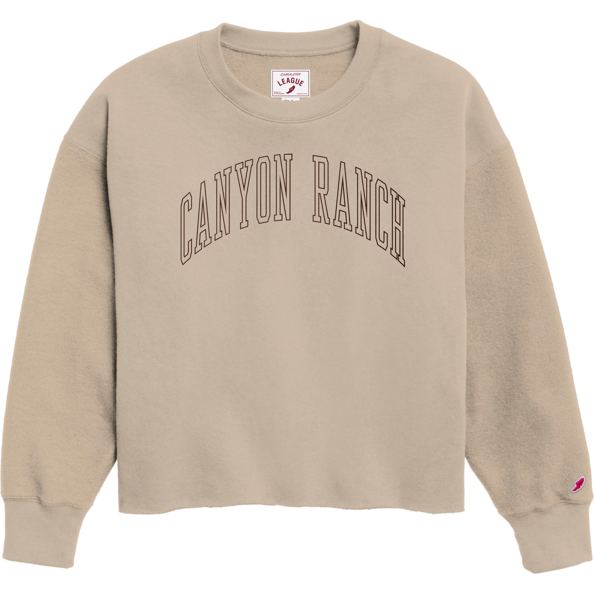 Canyon Ranch Reverse Fleece Oversized Midi Beige