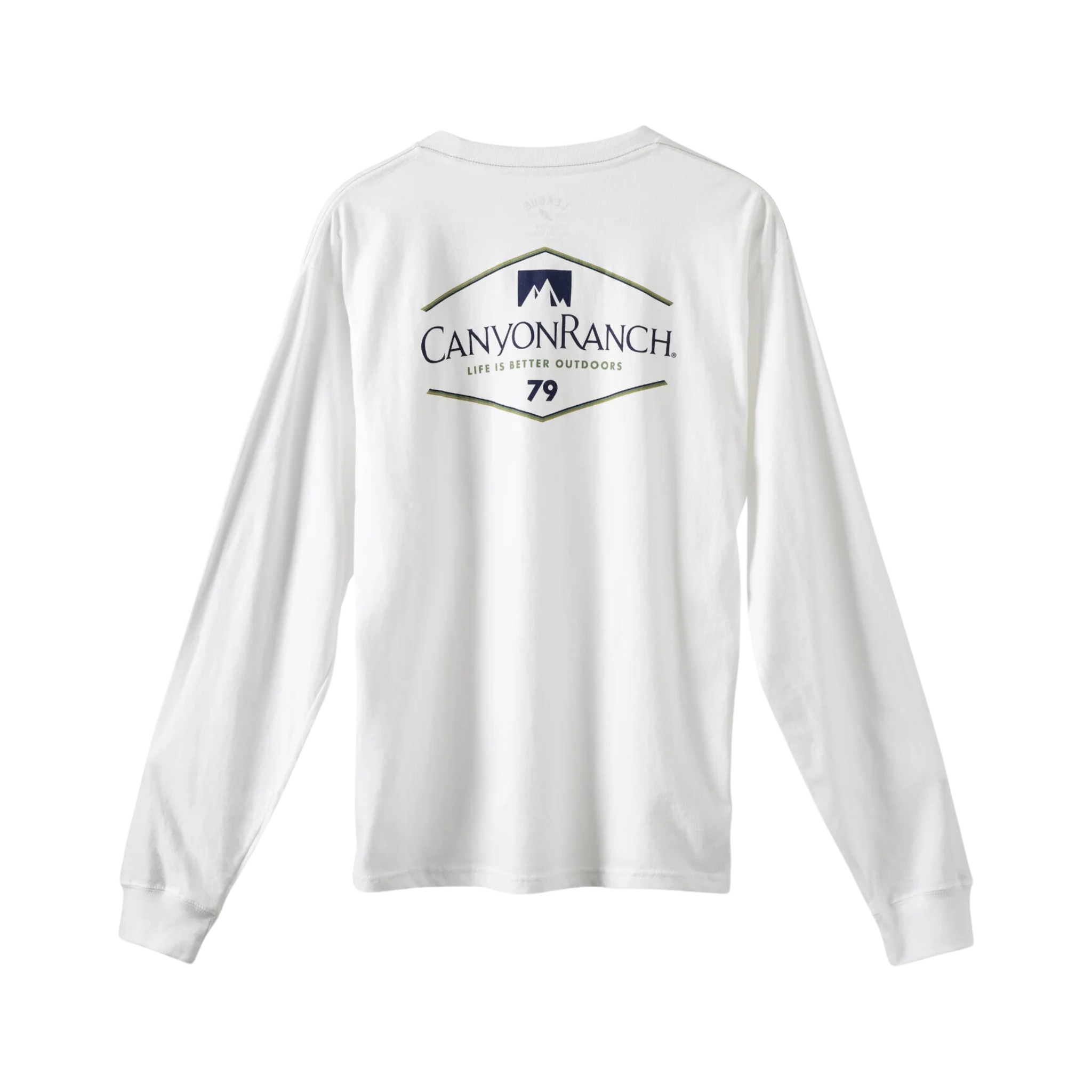 Canyon Ranch Long Sleeve Pocket Tee White