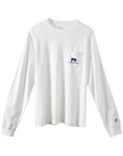 Canyon Ranch Long Sleeve Pocket Tee White