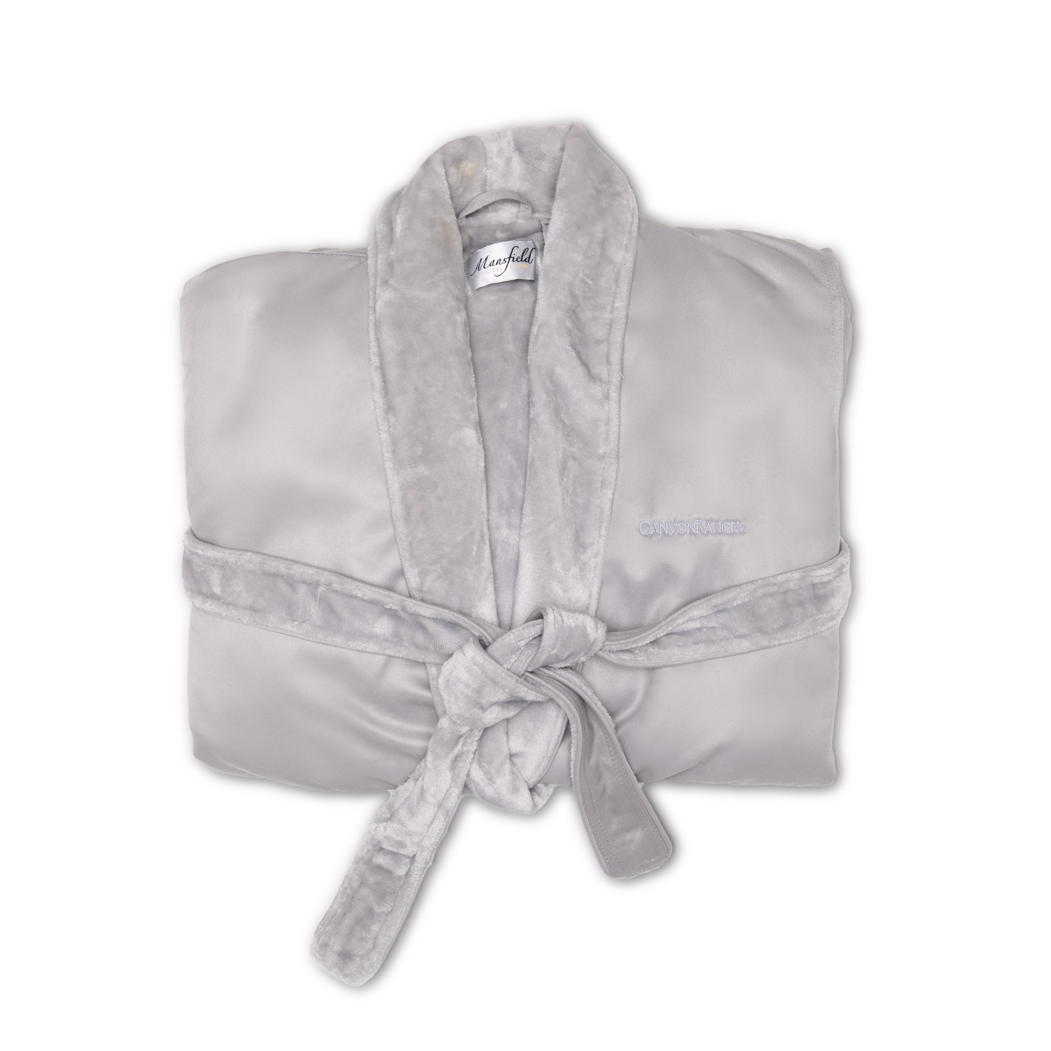 Canyon Ranch Microfiber Shimmer Lined Bath Robe Dove Grey – Canyon ...