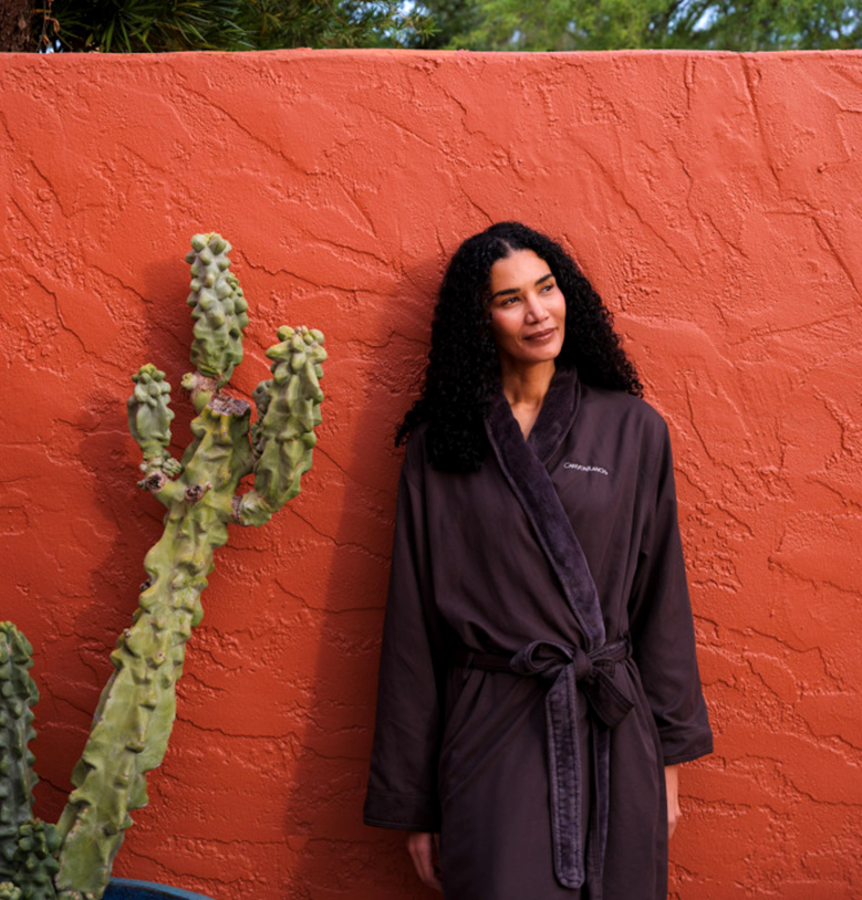 Canyon Ranch Microfiber Bath Robe - Charcoal – Canyon Ranch Online Store
